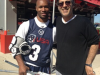 Michael Wallman with Chazz Woodson of the Ohio Machine (Major League Lacrosse)