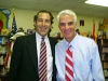 Michael Wallman and Florida Governor Charlie Crist